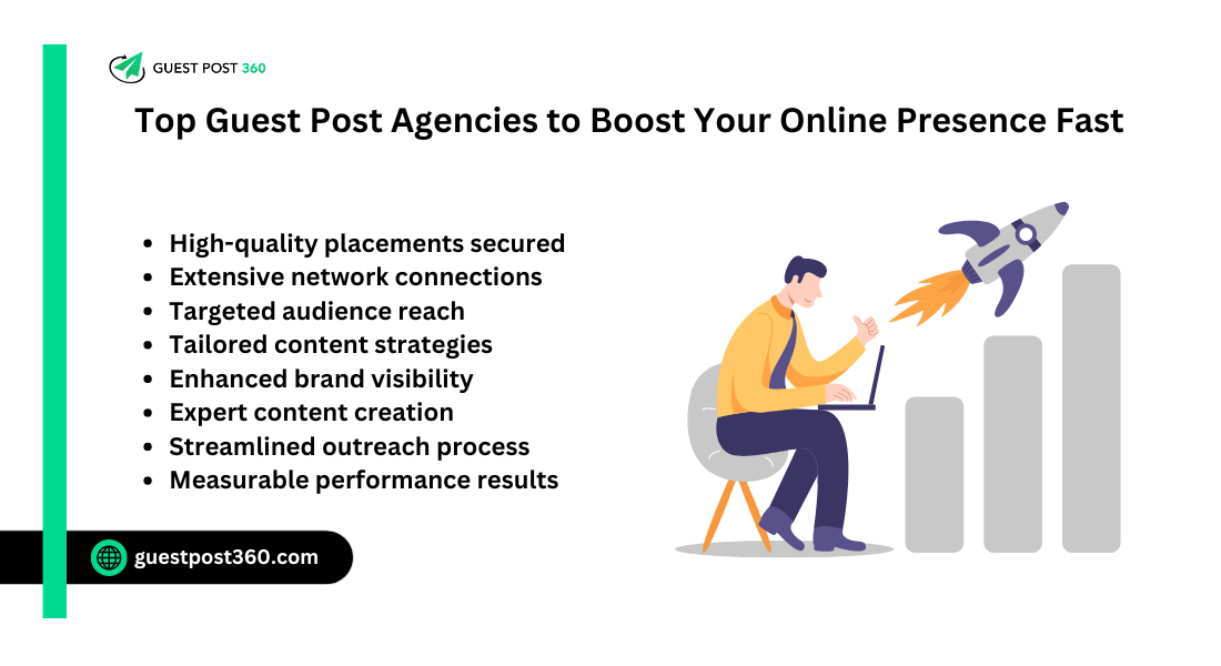 Top Guest Post Agencies to Boost Your Online Presence Fast